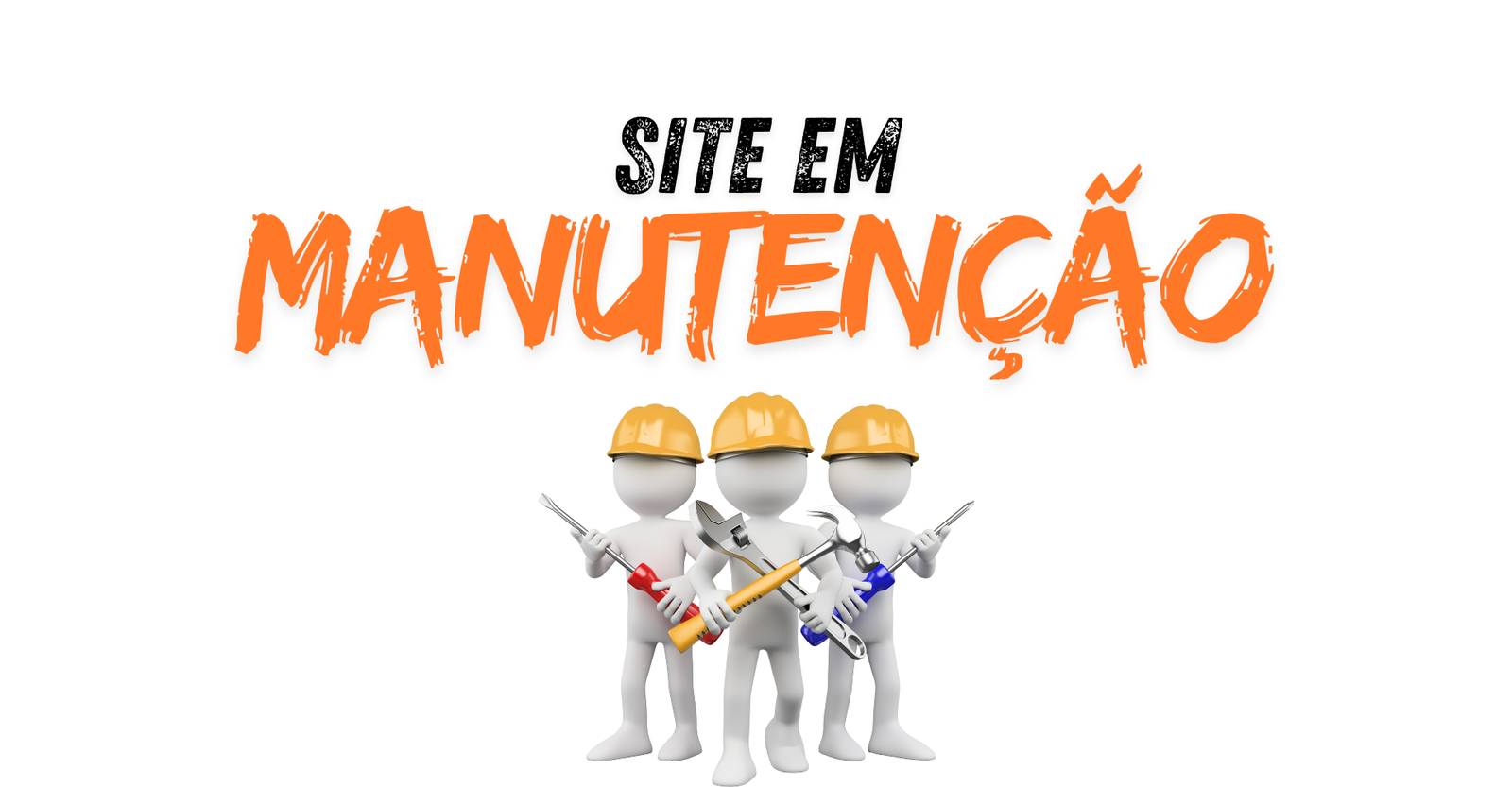 Página em manutenção